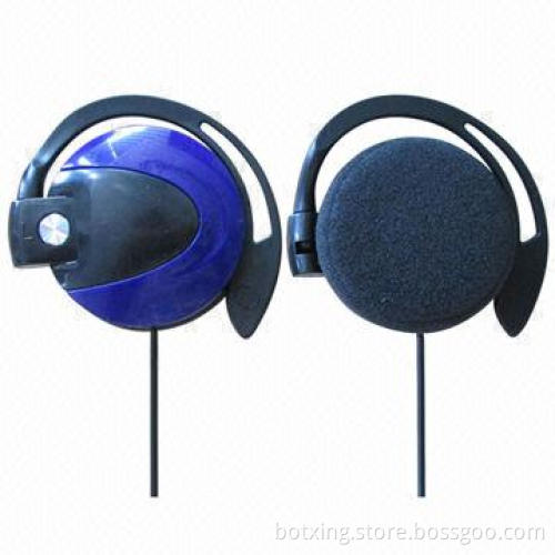 Good Quality Hang-ear Earphones 2013 Blue with 20 to 20,000Hz Frequency Response